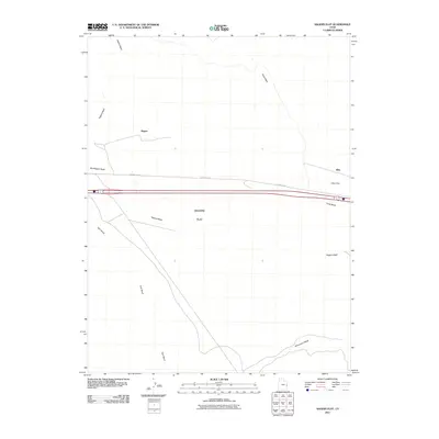 2011 Map of Sagers Flat, 2011 Print