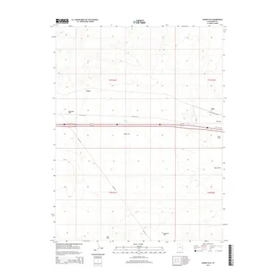2014 Map of Sagers Flat, 2014 Print