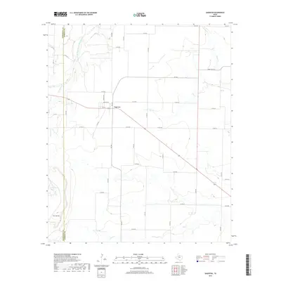 2019 Map of Sagerton, 2019 Print