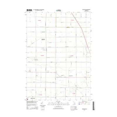 2014 Map of Saginaw NE, 2014 Print