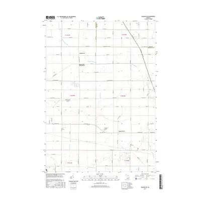 2017 Map of Saginaw NE, 2017 Print
