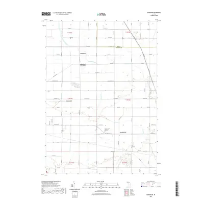 2019 Map of Saginaw NE, 2019 Print