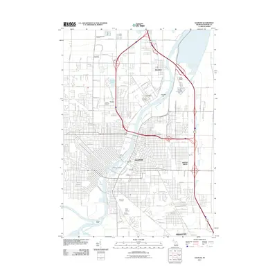 2011 Map of Saginaw, 2011 Print