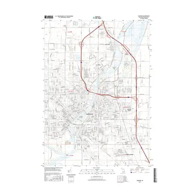 2017 Map of Saginaw, 2017 Print