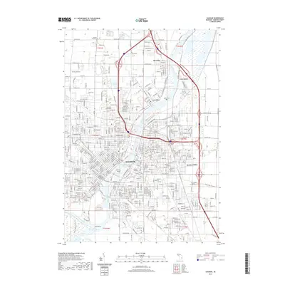 2019 Map of Saginaw, 2019 Print