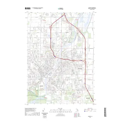 2023 Map of Saginaw, 2023 Print