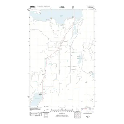 2011 Map of Sagle, 2011 Print