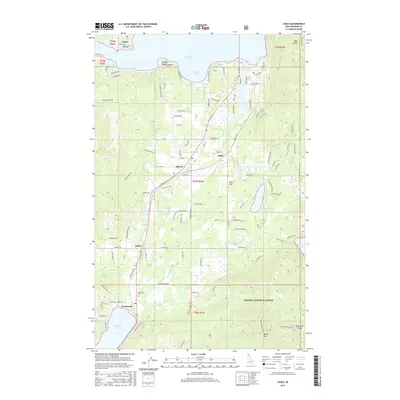 2017 Map of Sagle, 2017 Print