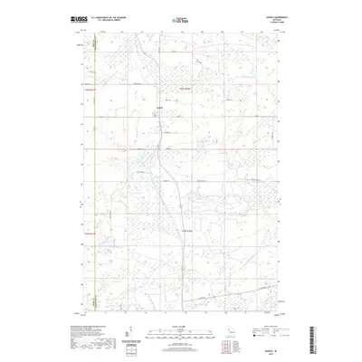 2019 Map of Sagola, 2019 Print