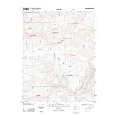2013 Map of Saguache Park, 2013 Print