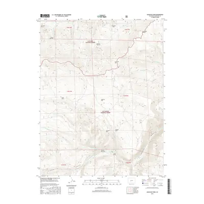 2016 Map of Saguache Park, 2016 Print
