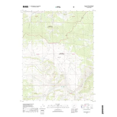 2019 Map of Saguache Park, 2019 Print