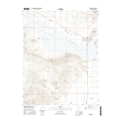2016 Map of Saguache, 2016 Print