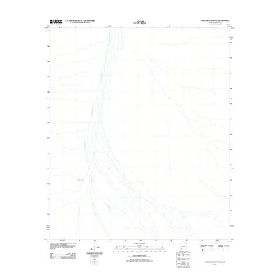 2011 Map of Saguaro Gap Well, 2011 Print