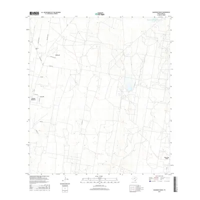 2016 Map of Sagunada Ranch, 2016 Print