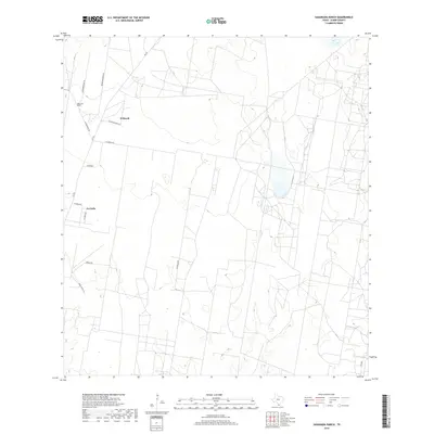 2019 Map of Sagunada Ranch, 2019 Print