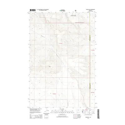 2014 Map of Sahara Hill, 2014 Print