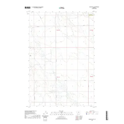 2020 Map of Sahara Hill SE, 2020 Print
