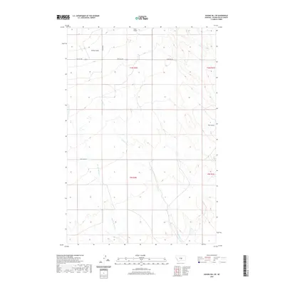 2020 Map of Sahara Hill SW, 2020 Print