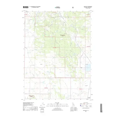 2018 Map of Said Valley, 2018 Print