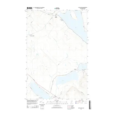 2014 Map of Saint Agatha, 2014 Print