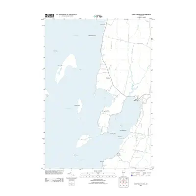 2012 Map of Saint Albans Bay, 2012 Print