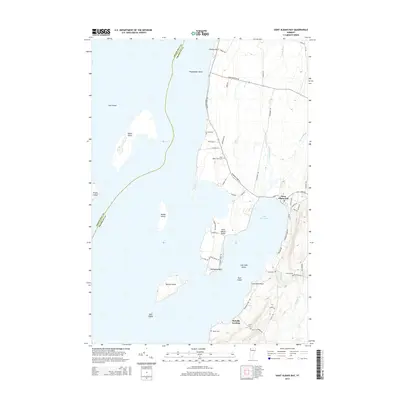 2015 Map of Saint Albans Bay, 2015 Print