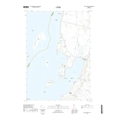 2018 Map of Saint Albans Bay, 2018 Print