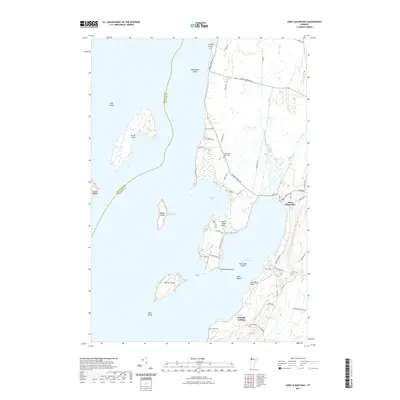 2021 Map of Saint Albans Bay, 2021 Print