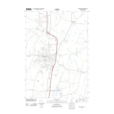2012 Map of Saint Albans, 2012 Print