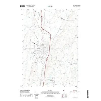 2018 Map of Saint Albans, 2018 Print