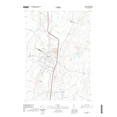 2021 Map of Saint Albans, 2021 Print