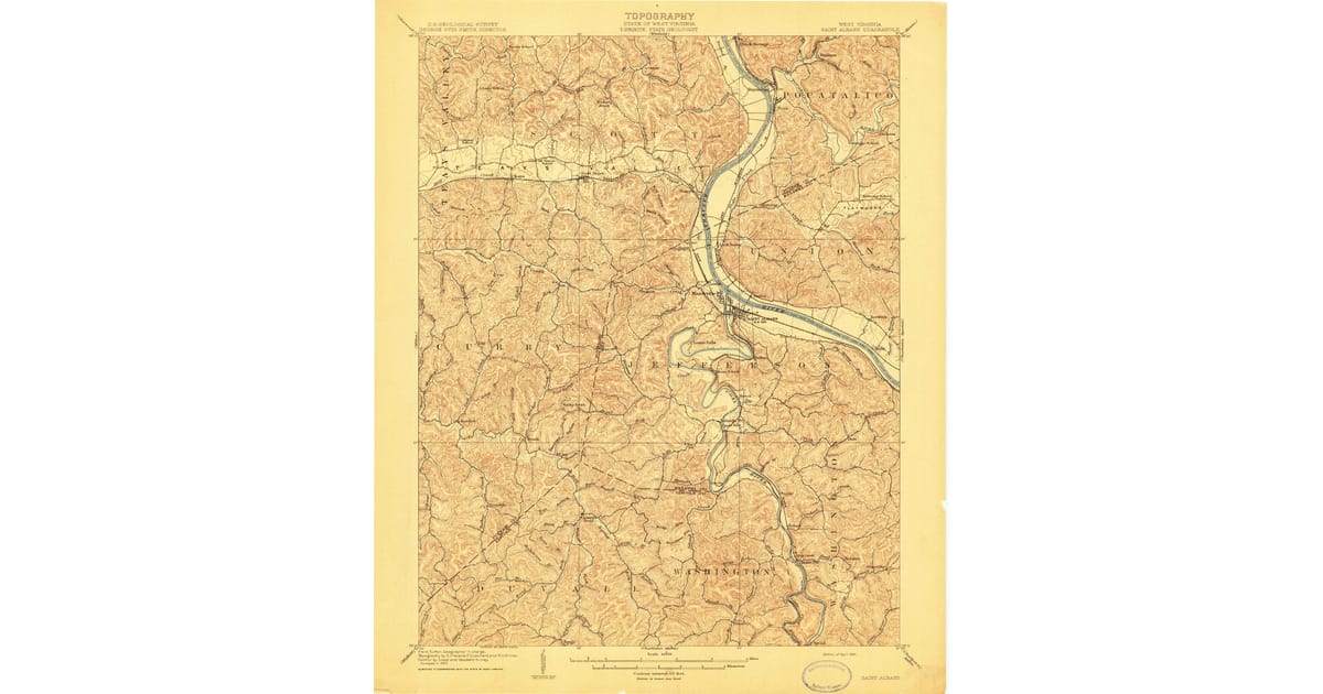 1900 1909 Maps of Tornado WV - Saint Albans Putnam County Wv Usgs Topo 1909 Og 1200x630 