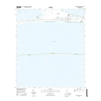 2014 Map of Saint Andrews Bay, 2014 Print