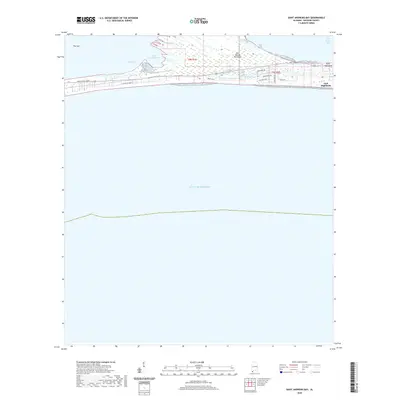 2020 Map of Saint Andrews Bay, 2020 Print