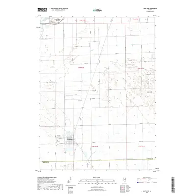 2018 Map of Saint Anne, 2018 Print