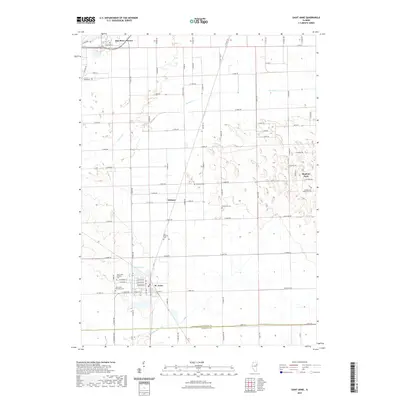 2021 Map of Saint Anne, 2021 Print