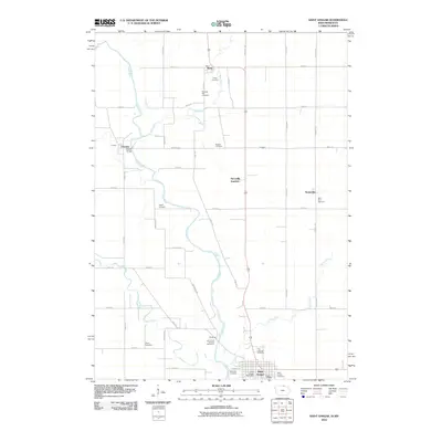 2010 Map of Saint Ansgar, 2010 Print