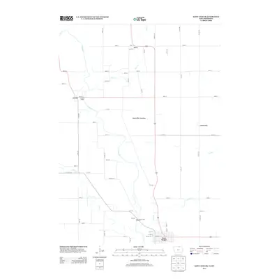 2013 Map of Saint Ansgar, 2013 Print