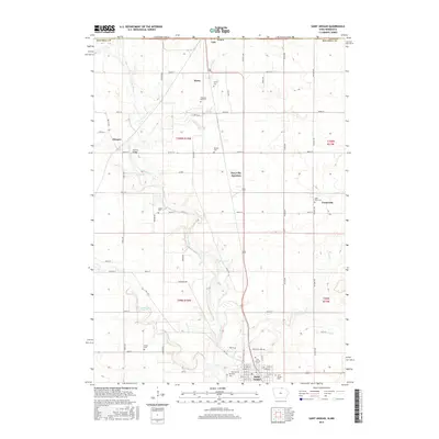 2015 Map of Saint Ansgar, 2015 Print