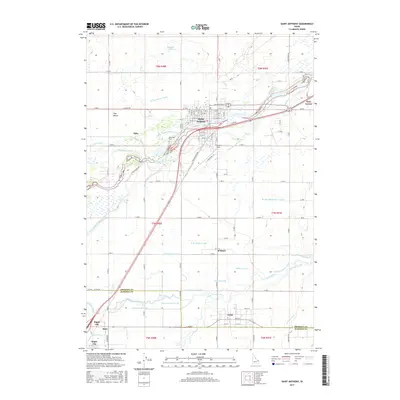 2017 Map of Saint Anthony, 2017 Print