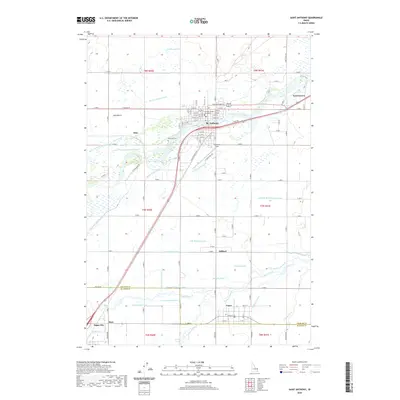2020 Map of Saint Anthony, 2020 Print