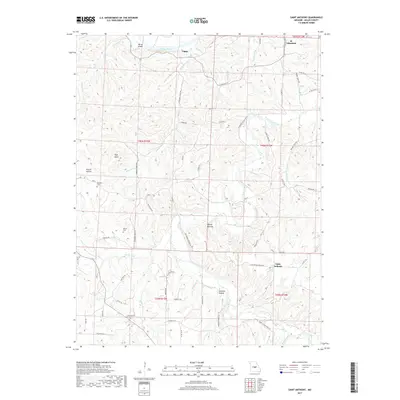 2017 Map of Saint Anthony, 2017 Print