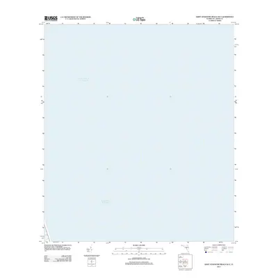 2012 Map of Saint Augustine Beach OE E, 2012 Print