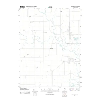 2011 Map of Saint Bernice, 2011 Print
