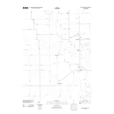 2013 Map of Saint Bernice, 2013 Print