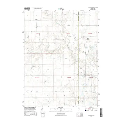 2016 Map of Saint Bernice, 2016 Print