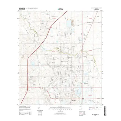 2015 Map of Saint Catherine, 2015 Print