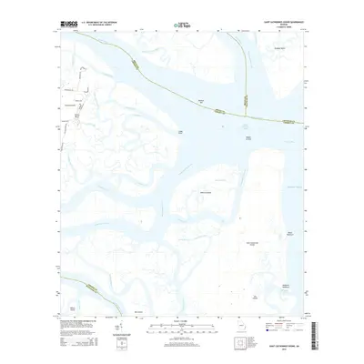 2014 Map of Saint Catherines Sound, 2014 Print