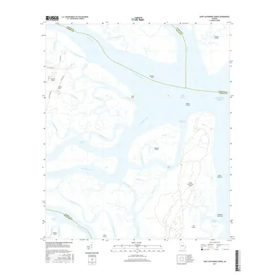 2017 Map of Saint Catherines Sound, 2017 Print